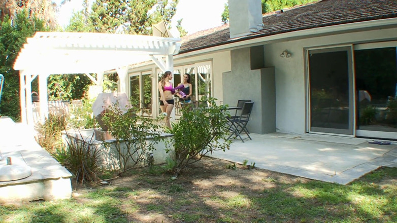 Yoga Lesbian Sessions: Dani Daniels disobeys the orders not to fuck her Stepsister...