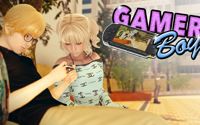 Emptie41: Gamer-junge. Mädchen Schluckt Großen Schwarzen Schwanz in Der Toilette, Während...