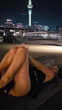 Taiwan Student Nude in Auckland City Showing off Body