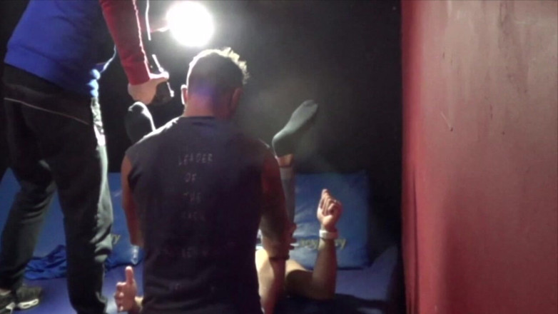 French pigs used raw by French straights: Slut Creampied by His Friend Big Dick