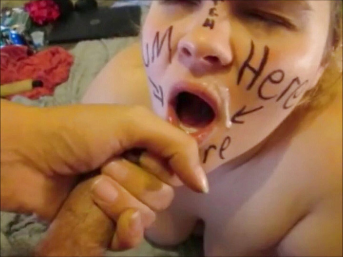 Sadee Rain: Моя грязная жабля шлюшка жаждет спермы, сосет хуй и принимает огромный камшот на лицо