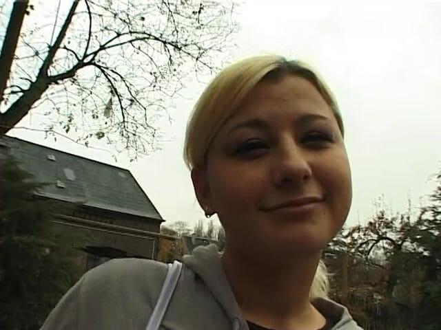 Lucky Cooch: Interviewing blonde german girl