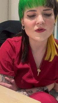 Miss Ruby's Last Locktober Task - One Week Left, Hump That Pillow for Nurse Ruby