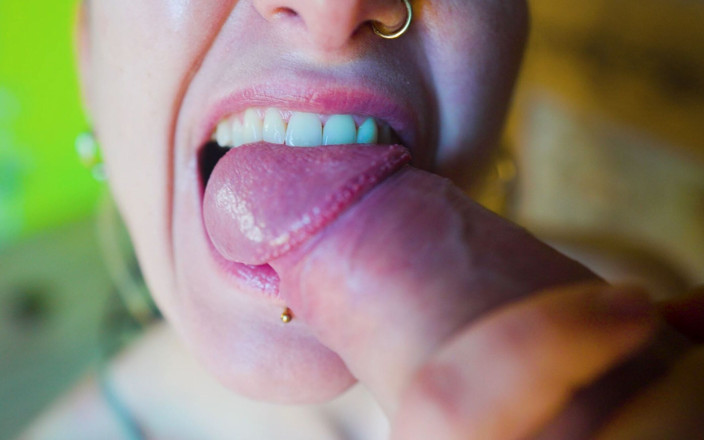 Miss Flora: POV Cock Biting Blowjob &amp; Cumming on My Teeth with Nikolaz...