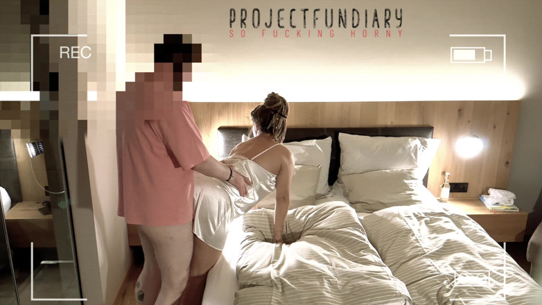 Projectsexdiary: Curvy Secretary Sex After Work in White Satin Dress Filmed...