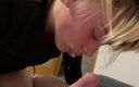 Raxxxbit: Sehr schlampige blonde teen blowjob unordentliche nacht