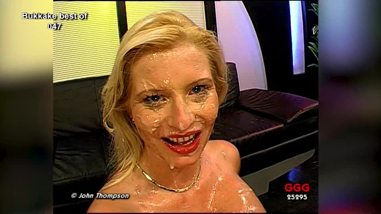 GGG John Thompson Classic Retro: Ggg John Thompson - Loira Bukkake Bliss pingando porra