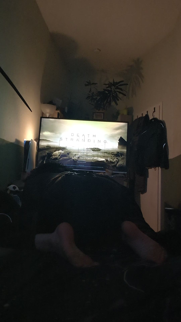AJ_the_catgirl: Petsuit Wiht Hood Weile Vibed Selfbondage