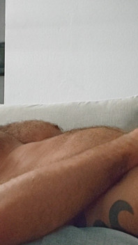 Daddy Wanking on Couch