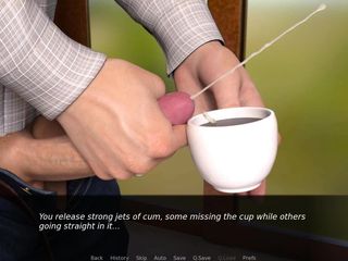 Dirty GamesXxX: Nursing back to pleasure: cup of coffee filled with cum...