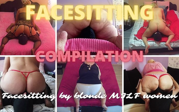 Worshipped by Alex: Facesitting compilation by blonde MILF women