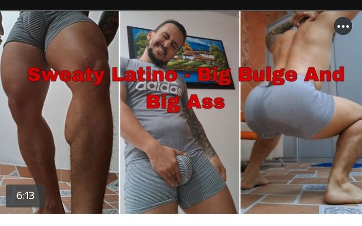 Chistian's Studio: Training Sweaty Latin Ass and Big Bulge