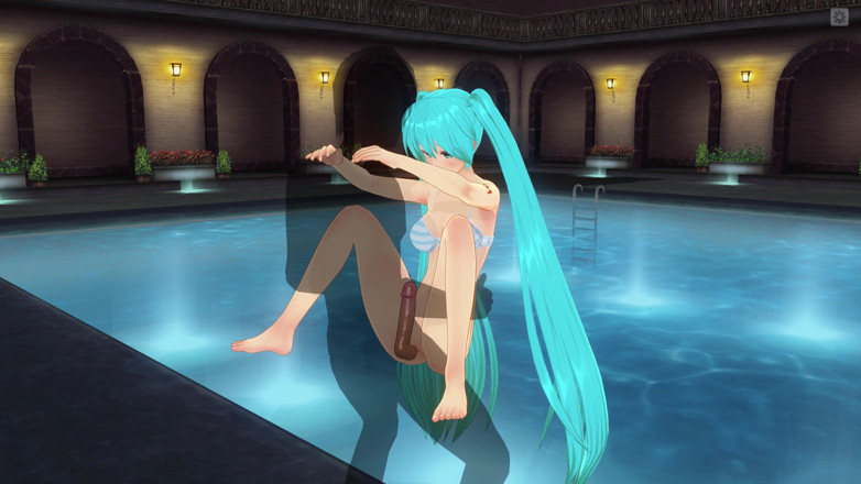 H3DC: 3D 헨타이. 젖탱이를 빨아주는 Miku