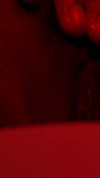 A redffair in a restroom