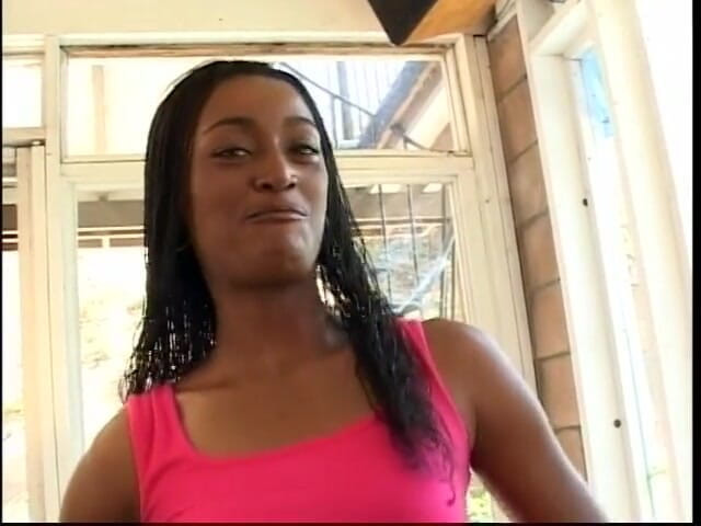 CBD Media Interracial: African teen with sexy body and perfect pussy lips gets...