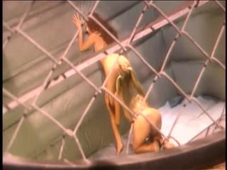 Girl on Girl: Due belle ragazze lesbiche tettone giocano con le fiche strette...