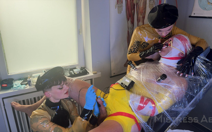 MistressAe: Berlin Medical Study 01 Bondage, Electro Stimulation, Sounding &amp; Needles