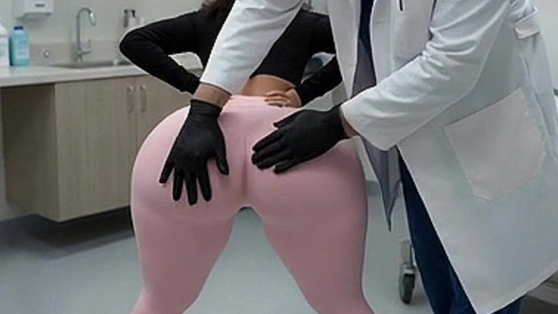 Animate golden: Petite Big Ass Girl Twerking in Tight Pink Leggings and...