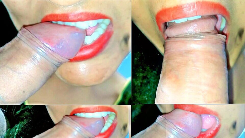 Rakul008: Bonita indiana com tesão recém-esposa chupando pau