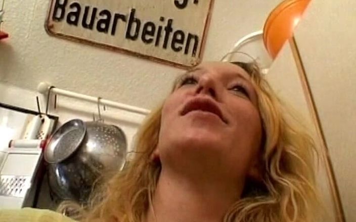 Busty German Sluts: German Babe Shaving Her Pussy in a Cafe Before Getting...