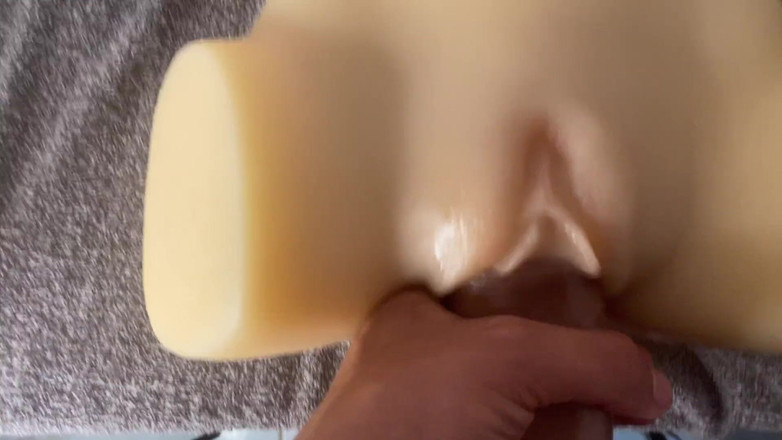 Greedy truck: Very Horny Hot Man Can't Resist Seeing His Wife's Doll