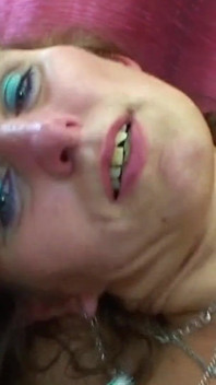 Skinny older woman gets fucked in her very hairy cunt
