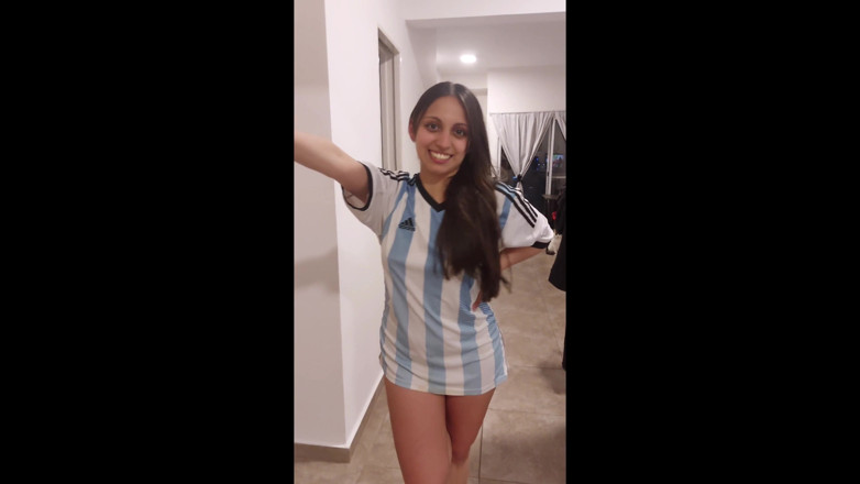 LoverDevilx: Argentinië Champion of America - fan met grote kont wordt geneukt...