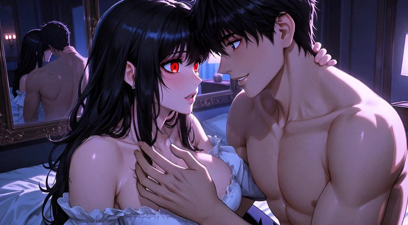 Stories&Anime: Mama vitregă se furișează în for Haz deep limba Kiss