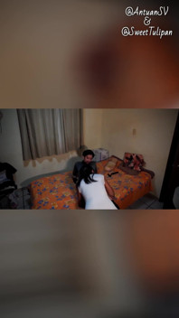 Pengasuh menunggu isteri saya pergi dan berpakaian menggoda untuk menerima susu saya, tanpa suaminya perasan