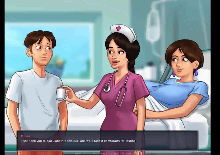 Dirty GamesXxX: 夏の武勇伝:男は精液検査のために彼のペニスを硬くすることはできませんep 161