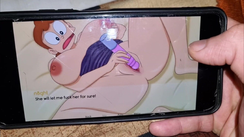 Dupdufyryrufggyu: Nobita esfregou os seios da madrasta, toda a água dela enquanto...