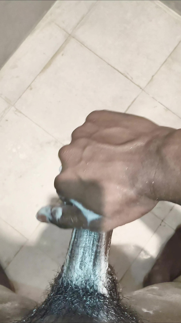 TS Azzy: TS Azzy Doing Self Pleasure Best Soap Handjob Masturbation in...