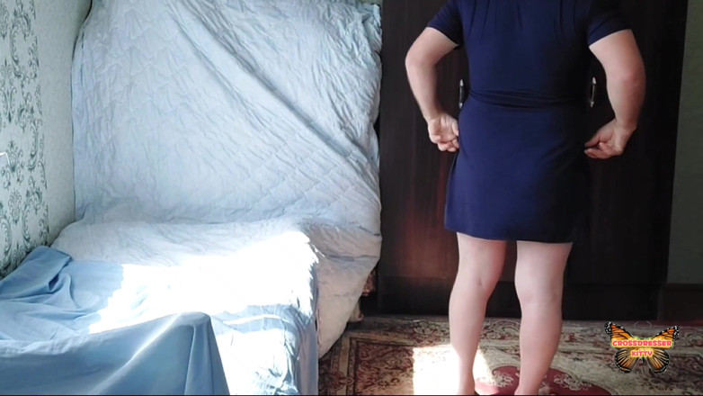 Kitty_Cross: Sexy blonďatá bbw sexy velký zadek amatérský zadek model crossdresser...