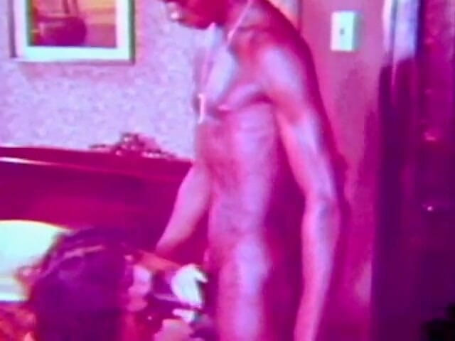 Vintage Usa: Hot vintage MILF takes black dick in her hairy cunt  (No...