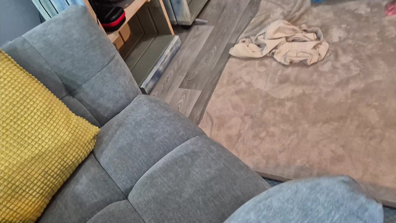 Mr D and Miss C: 継父とその友達が、私の大学の制服を着たまま私を犯した