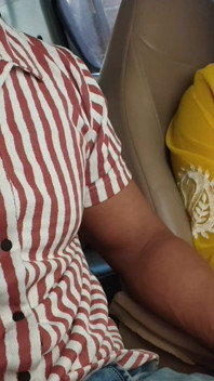 I Convinced Her to Show Her Boobs in the Car in Public Risky Outdoor