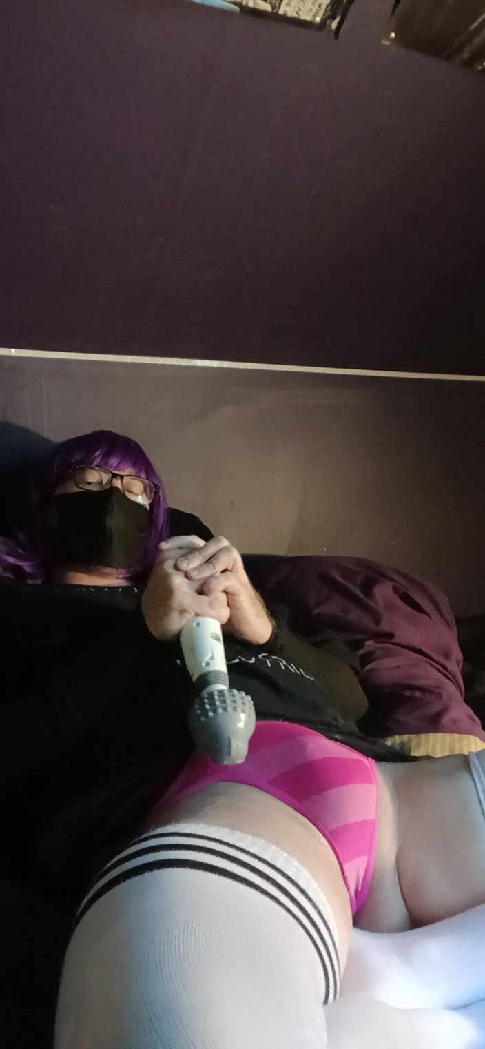 Raven LeSynn: Vibrator Masturbation and Cumming Through Panties with Raven Letrap