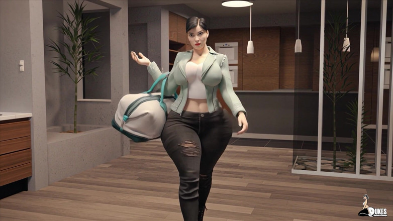 Dukes Hardcore Honeys: Чорний бос запрошує свою співробітницю-лесбіянку з великою дупою в його квартиру за послугу