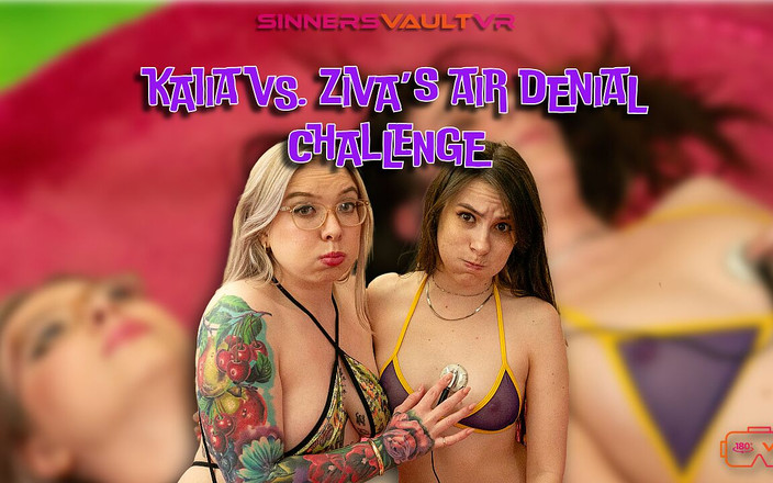 SinnersVaultVR: Vr180 Kaiia vs. Ziva výzva odmítnutí vzduchu