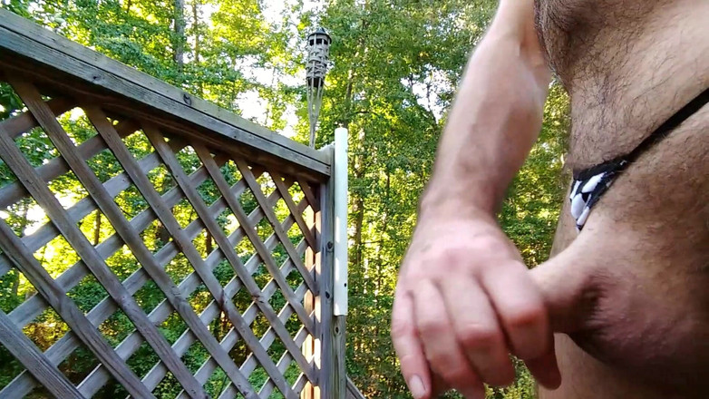 Jon Screcrow: Jon Scarecrow的特写屁股拍摄内裤恋物癖大射液