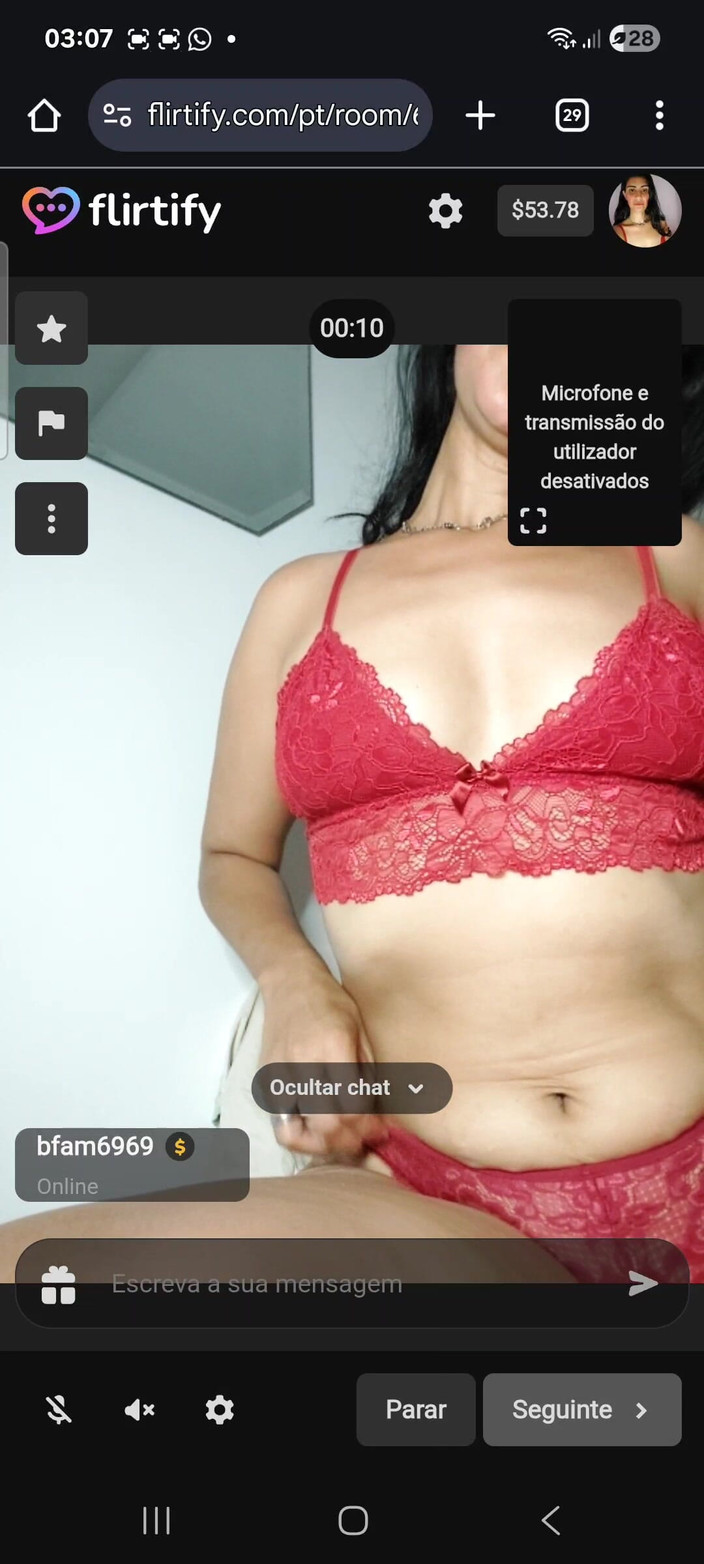 Renatinharj: Ich rief Vanessinha an und masturbierte zu ihr