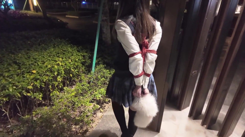 Aisan girl bondage: Hs19-a Girl in a School Uniform Was Bound Wander the...