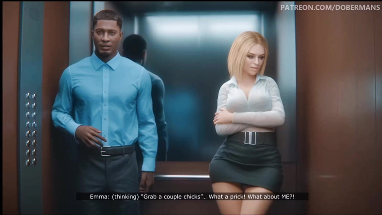 Sexgamer: Šukám svého sexy šéfa ve výtahu v kanceláři