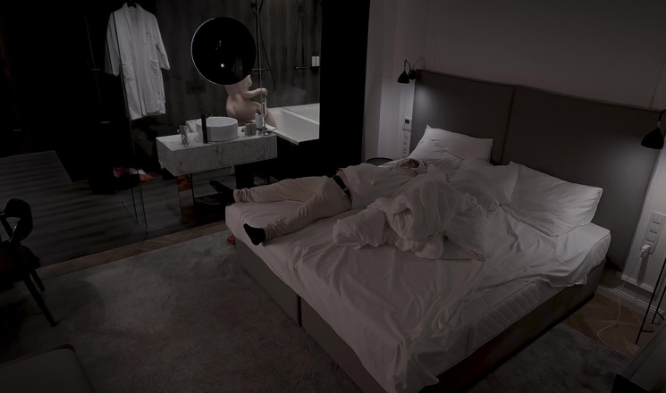 DedeDeville: Horny Stepmom Shares Bed, in Hotel with Stepson After Party...