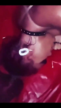 Ms Red X Loves to Be Glazed Strip Tease