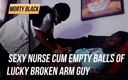 Morty Black: Morty Black Prod - Sexy nurse cum empty balls of lucky...