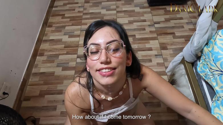 DaniClark: Hotelová nájemnice saje mého ptáka