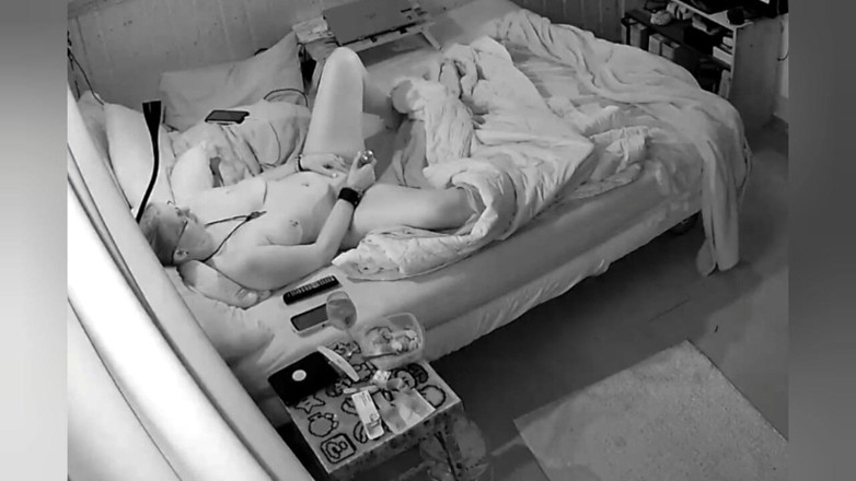KittieNoOne: Caught MILF Masterbating on Cam Again