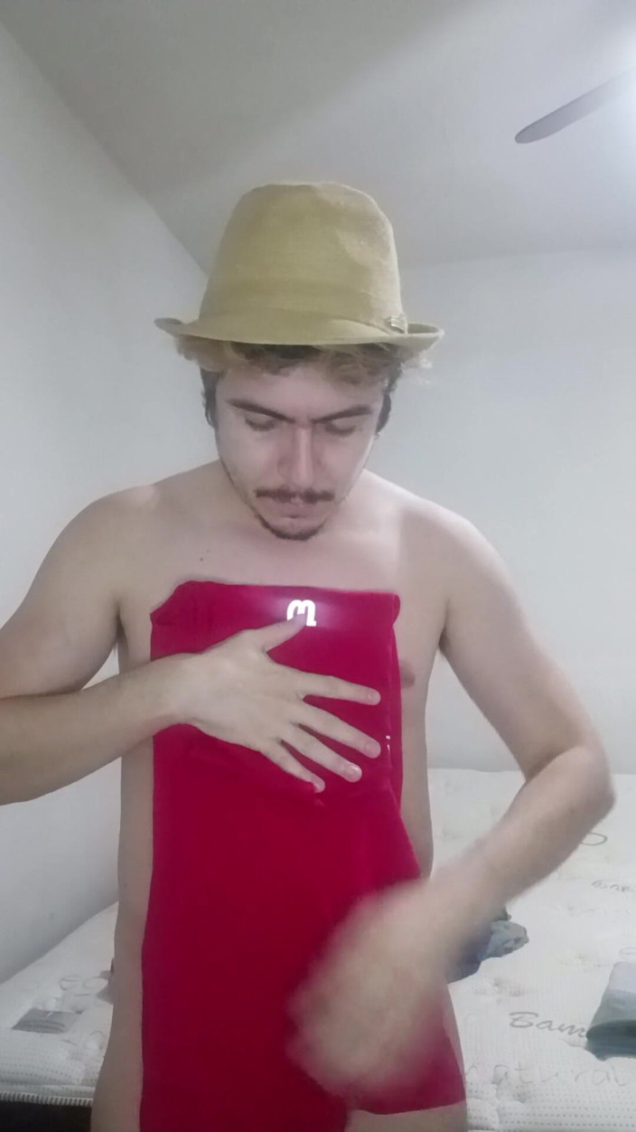 Tabasco Jake: Handsome Guy Folding Laundry Naked