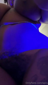 Hot Ebony Naked Dancing with Huge Boobs